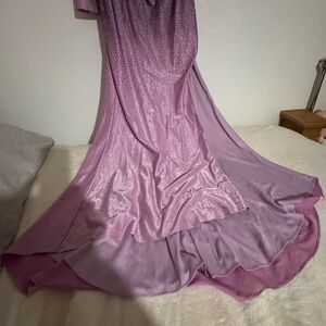 Elegant Lavender Evening Gown